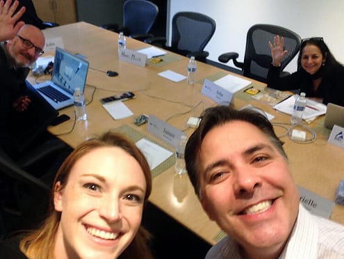 Alex and Matt at the Illinois Holocaust Museum Charrette, 2015